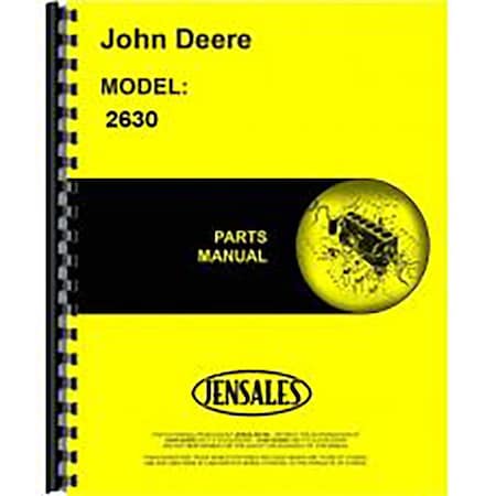 Parts Manual Fits John Deere 2630 Tractor